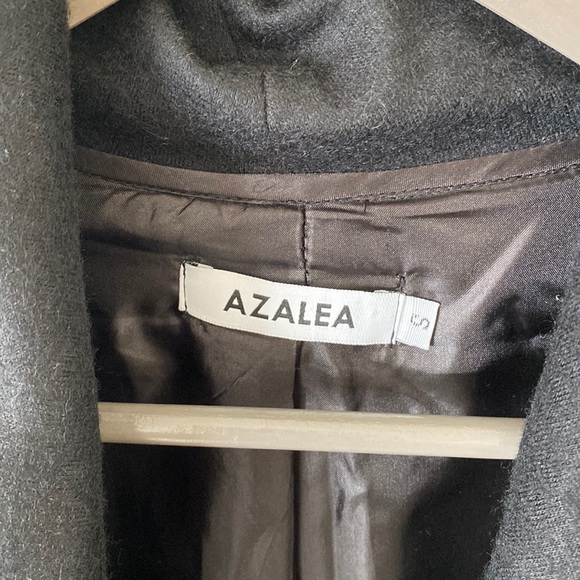 Azalea wrap jacket open front black size small drape front - Picture 2 of 4